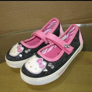 Hello Kitty Mary Jane Sneakers Shoes Girl Toddler Size 8